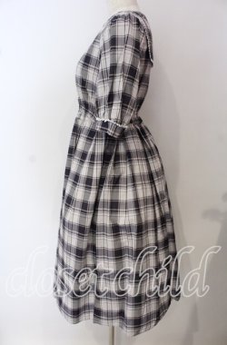 画像3: Emily Temple cute / Sailor Tartanワンピース  ネイビー×シロ O-25-09-23-003-ET-OP-IG-OS