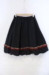 ネバアランド / カーテンコールスカート  クロ O-25-09-23-042-LO-SK-IG-OS