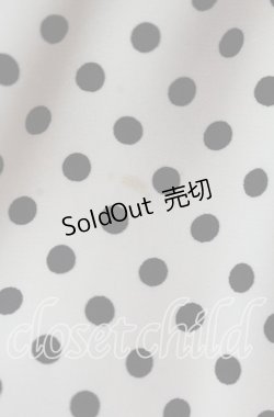 画像2: INGEBORG / ドットジャンパースカート  アイボリー×クロ O-25-09-23-055-LO-OP-OW-OS