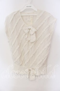 画像1: INGEBORG / 斜めピンタック使いブラウス  シロ O-25-09-23-056-LO-BL-OW-OS