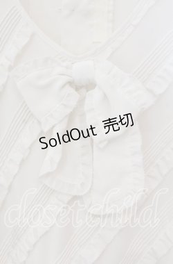 画像2: 【SALE】INGEBORG / 斜めピンタック使いブラウス  シロ O-25-09-23-056-LO-BL-OW-ZT262