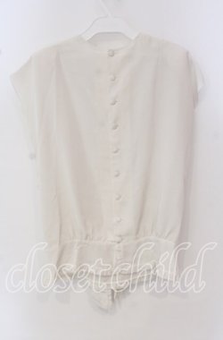 画像3: INGEBORG / 斜めピンタック使いブラウス  シロ O-25-09-23-056-LO-BL-OW-OS