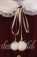 画像2: Bon21Hiz / ファーカラーケープコート  アカ×薄ピンク O-25-09-23-061-LO-CO-IG-OS (2)