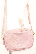 Maison de FLEUR / フルールジャガードショルダーバッグ  ピンク O-25-09-23-1001-LO-BG-IG-ZT0927M