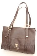 Amavel / Royal Crownトートバッグ  ブラウン O-25-09-23-1046-CA-BG-IG-OS