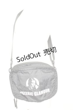 画像2: HYSTERIC GLAMOUR / ヒスガールナイロンバッグ  ブラック O-25-09-23-1047-PU-BG-IG-OS