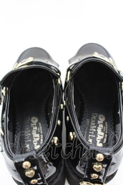 画像8: DearMyLove / NEEDY GIRL OVERDOSE コラボ あめちゃんモデルローファーパンプス 23.5cm クロ O-25-09-23-1051-EL-SH-IG-ZT-K017
