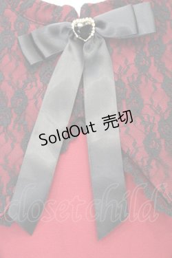 画像2: DearMyLove / あめちゃんモデルワンピース M ワイン×ブラック O-25-09-23-1054-EL-OP-IG-OS