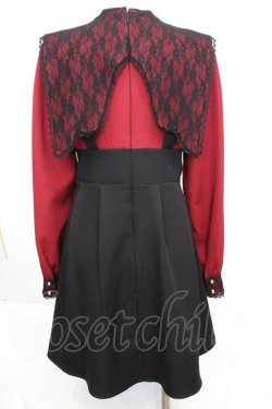画像4: DearMyLove / あめちゃんモデルワンピース M ワイン×ブラック O-25-09-23-1054-EL-OP-IG-OS