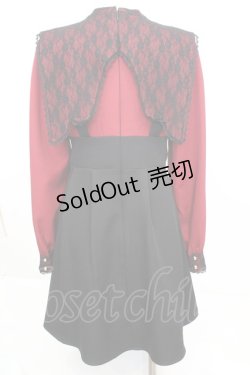 画像4: DearMyLove / あめちゃんモデルワンピース M ワイン×ブラック O-25-09-23-1054-EL-OP-IG-OS