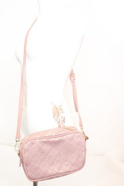 画像2: Maison de FLEUR / フルールジャガードショルダーバッグ  ピンク O-25-09-23-1001-LO-BG-IG-OS