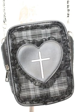 画像1: Jamie エーエヌケー / 2025年 Jamieエーエヌケー HappyBag ゴシックチェックポシェット 単品  グレーチェック O-25-09-23-1006-LO-TO-IG-OS