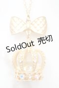 axes femme kawaii / ロイヤルクラウンネックレス  ゴールド O-25-09-23-1008-AX-AC-OW-OS