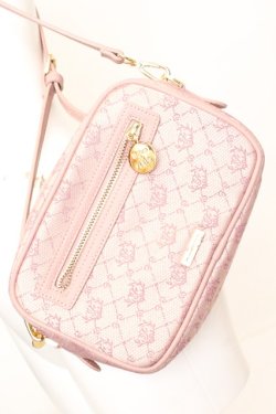画像3: Maison de FLEUR / フルールジャガードショルダーバッグ  ピンク O-25-09-23-1001-LO-BG-IG-OS