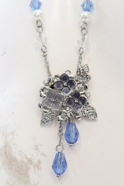 画像1: axes femme / ラベンダーモチーフネックレス  シルバー O-25-09-23-1011-AX-AC-IG-OS