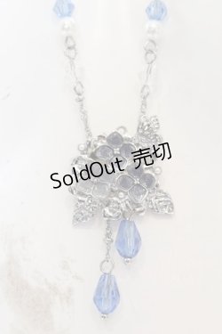 画像1: axes femme / ラベンダーモチーフネックレス  シルバー O-25-09-23-1011-AX-AC-IG-OS