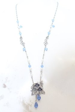 画像2: axes femme / ラベンダーモチーフネックレス  シルバー O-25-09-23-1011-AX-AC-IG-OS
