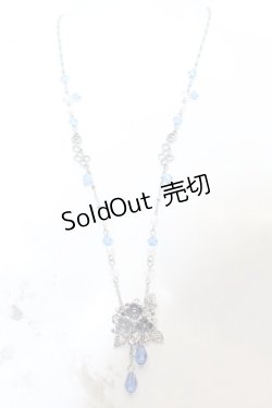 画像2: axes femme / ラベンダーモチーフネックレス  シルバー O-25-09-23-1011-AX-AC-IG-OS