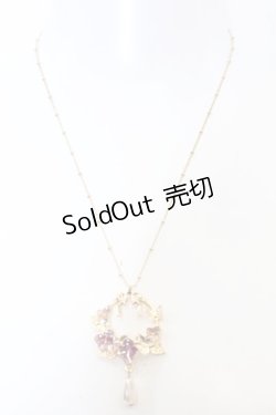 画像2: axes femme / 紫陽花モチーフネックレス  ゴールド O-25-09-23-1014-AX-AC-OW-OS