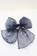 画像1: axes femme / テレスコープ装飾ヘアクリップ  ネイビー O-25-09-23-1017-AX-AC-OW-OS (1)