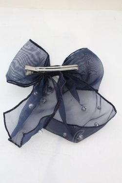 画像3: axes femme / テレスコープ装飾ヘアクリップ  ネイビー O-25-09-23-1017-AX-AC-OW-OS