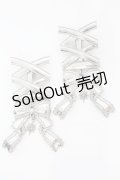 axes femme POETIQUE / レースアップヘアクリップ  シルバー O-25-09-23-1020-AX-AC-OW-OS