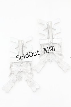 画像2: axes femme POETIQUE / レースアップヘアクリップ  シルバー O-25-09-23-1020-AX-AC-OW-OS