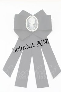 MIHO MATSUDA / カメオブローチ  ブラック O-25-09-23-1022-GO-ZA-IG-OS