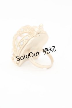 画像2: axes femme kawaii / ロイヤルクラウンリング  ゴールド O-25-09-23-1023-AX-AC-OW-OS