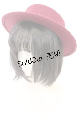 画像1: m petit by misako / TT*AMリボンカンカン帽  ハローキティ　ワイン O-25-09-23-1026-LO-AC-IG-OS