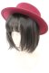 画像1: m petit by misako / TT*AMリボンカンカン帽  ハローキティ　ワイン O-25-09-23-1026-LO-AC-IG-OS (1)