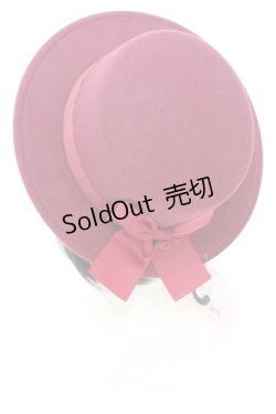 画像2: m petit by misako / TT*AMリボンカンカン帽  ハローキティ　ワイン O-25-09-23-1026-LO-AC-IG-OS