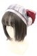 画像1: axes femme / パール付リボンチェックベレー  ワイン O-25-09-23-1033-AX-AC-OW-OS (1)