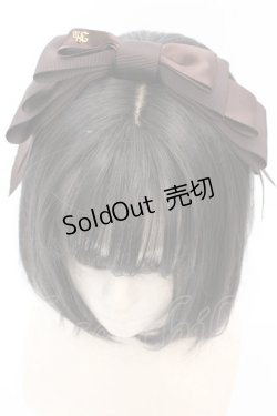 画像1: Innocent World / ダブルリボンアニバーサリーカチューシャ  ブラウン O-25-09-23-1036-IW-AC-IG-OS