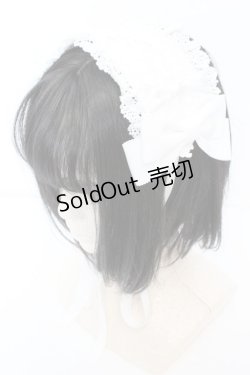 画像1: BABY,THE STARS SHINE BRIGHT / はしごレースのスピンドールヘッドドレス  ホワイト O-25-09-23-1037-BA-AC-IG-OS