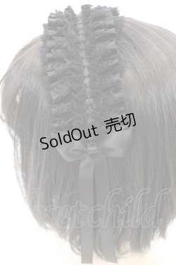 画像2: Reizend / フリルカチューシャ  ブラック O-25-09-23-1038-LO-AC-IG-OS