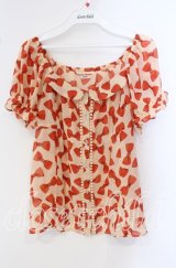 Emily Temple cute / フィフィリボンブラウス  ベージュ系 O-25-09-23-064-ET-BL-IG-ZT023