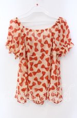画像3: 【SALE】Emily Temple cute / フィフィリボンブラウス  ベージュ系 O-25-09-23-064-ET-BL-IG-ZT023 (3)