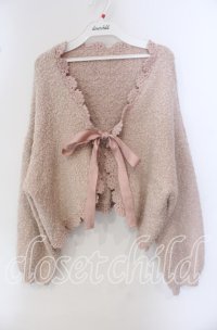 仲夏物語 / ニットボレロ  ピンク系 O-25-09-23-067-EL-TO-IG-ZT016