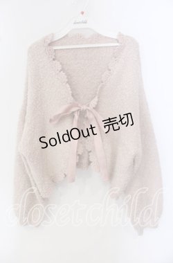 画像1: 【SALE】仲夏物語 / ニットボレロ  ピンク系 O-25-09-23-067-EL-TO-IG-ZT016