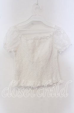 画像3: Ank Rouge / シャーリングレーストップス  シロ O-25-09-23-070-CA-TO-IG-OS