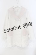Ank Rouge / シャギーハートコート  オフ×ピンク O-25-09-23-071-CA-CO-IG-OS