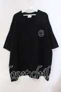 OY / サークルptTシャツ 2 ブラック O-25-09-23-073-PU-TO-OW-ZT1002J
