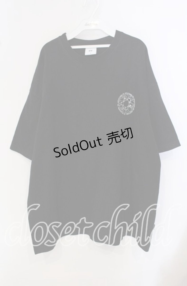 画像1: 【SALE】OY / サークルptTシャツ 2 ブラック O-25-09-23-073-PU-TO-OW-ZT038 (1)
