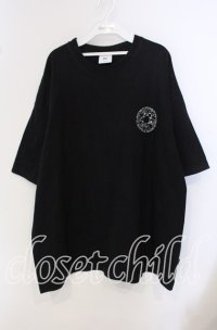 OY / サークルptTシャツ 2 ブラック O-25-09-23-073-PU-TO-OW-ZT038