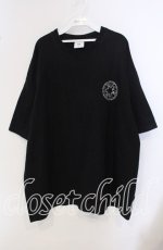 画像1: 【SALE】OY / サークルptTシャツ 2 ブラック O-25-09-23-073-PU-TO-OW-ZT038 (1)