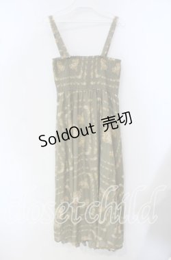 画像3: 【SALE】axes femme / 花柄マキシワンピース M グリーン O-25-09-23-075-AX-OP-OW-ZT507