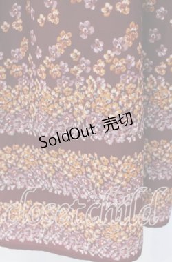 画像3: axes femme / 小花柄2WAYスカート M ワイン O-25-09-23-076-AX-SK-OW-OS