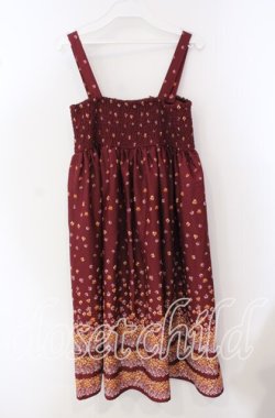 画像4: axes femme / 小花柄2WAYスカート M ワイン O-25-09-23-076-AX-SK-OW-OS
