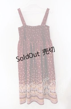 画像4: axes femme / 小花柄2WAYスカート M ワイン O-25-09-23-076-AX-SK-OW-OS